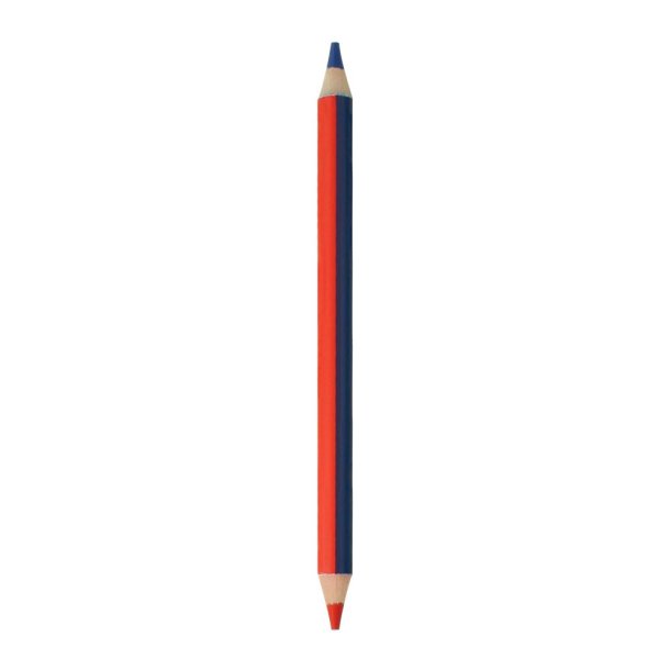 Jumbo 2-color pencil, blyant, rd/bl 