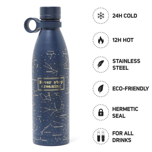 Hot&Cold, Termoflaske/Vakuumflaske, Stars (800 ml)