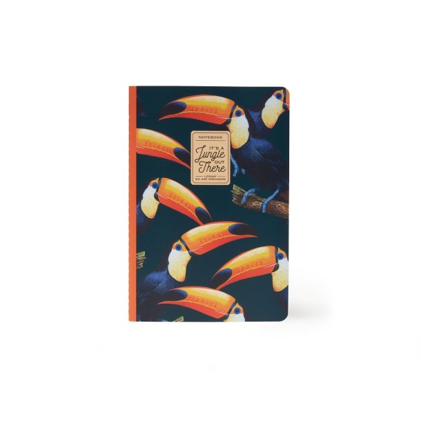 Notesbog, Quaderno Medium, Blank, Toucans 