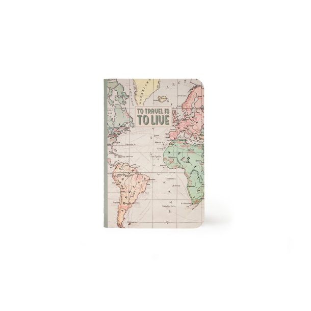 Notesbog, Quaderno Small, Linjeret, Travel 